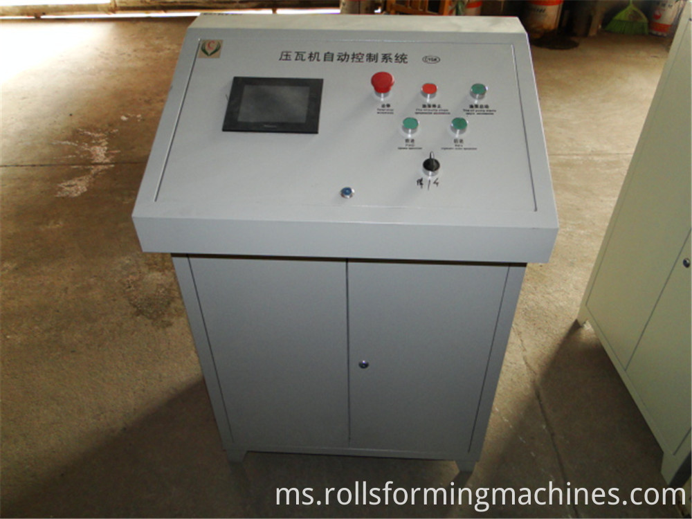 950 langkah jubin membentuk mesin 02 950 step tile roll forming machine 02